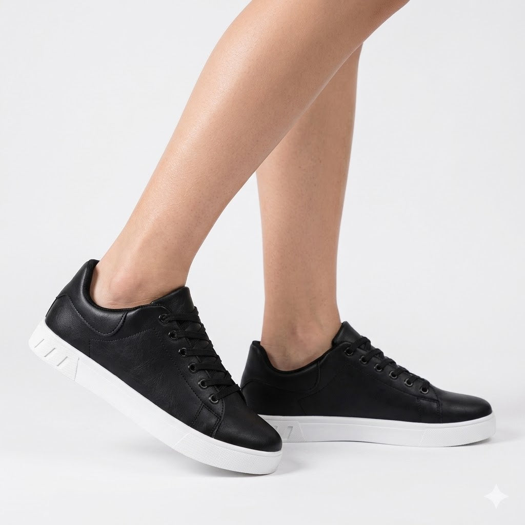Matteo Sinclair | Minimalist Leather Sneakers For Men