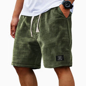 Corey Whitworth | Waffle-Knit Casual Shorts For Men
