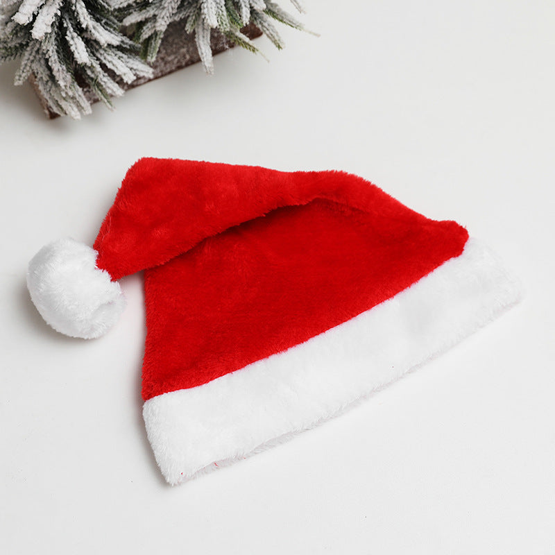 Merry Frost | Red Faux Fur Trim Christmas Santa Hat Unisex