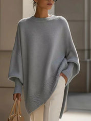 Emma Wilson | Oversized Knit Batwing Pullover Sweater For Women