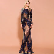 Sophia Crestwood | Sequin Mermaid Evening Gown For Women