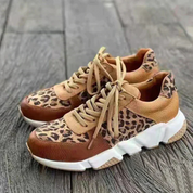 Ava Martin | Leopard Print Fashion Sneakers For Women