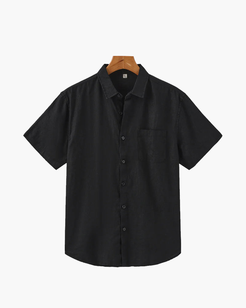 Matteo Ricci | Lightweight Linen Shirt with Relaxed Elegance For Men