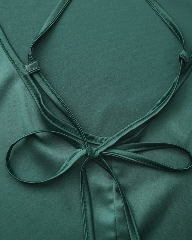 Camille Dupont | Satin Slip Dress with Effortless Parisian Elegance For Women