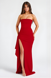 Valentina Rousseau | Strapless Evening Maxi Dress For Women