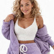 Zita Brayham | Fluffy 3-Piece Lounge Set For Women
