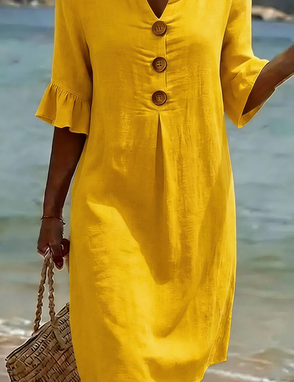 Beatrice Holloway | Relaxed Cotton Mini Dress For Women