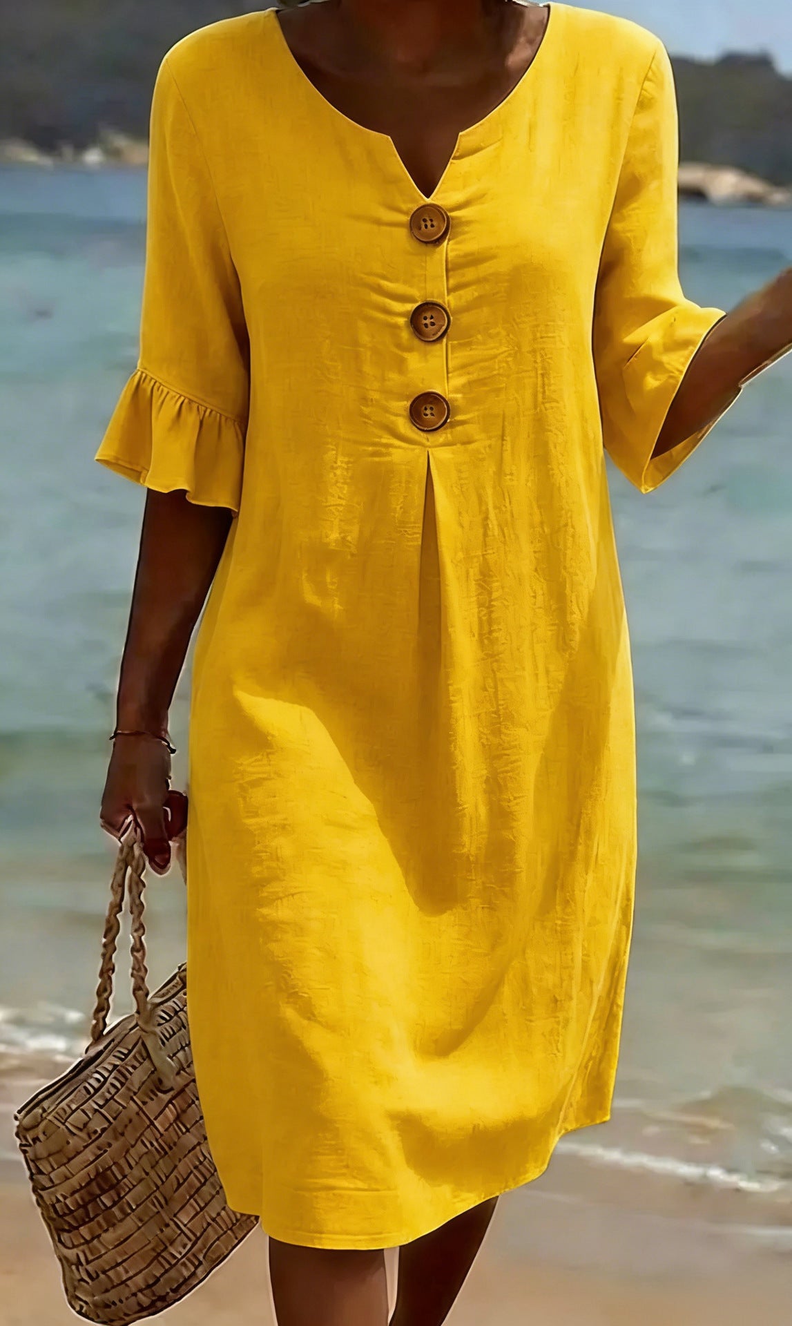 Beatrice Holloway | Relaxed Cotton Mini Dress For Women