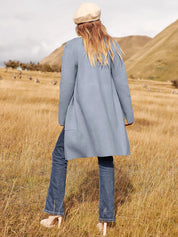 Camille Laurent | Elegant Longline Coat For Women