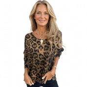 Freya Kennedy | Lightweight Leopard Print Top For Women