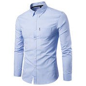 James Mitchell | Slim Fit Long Sleeve Dress Shirt For Men