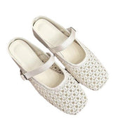 Adele Talwell | Woven Mary Jane Flats For Women