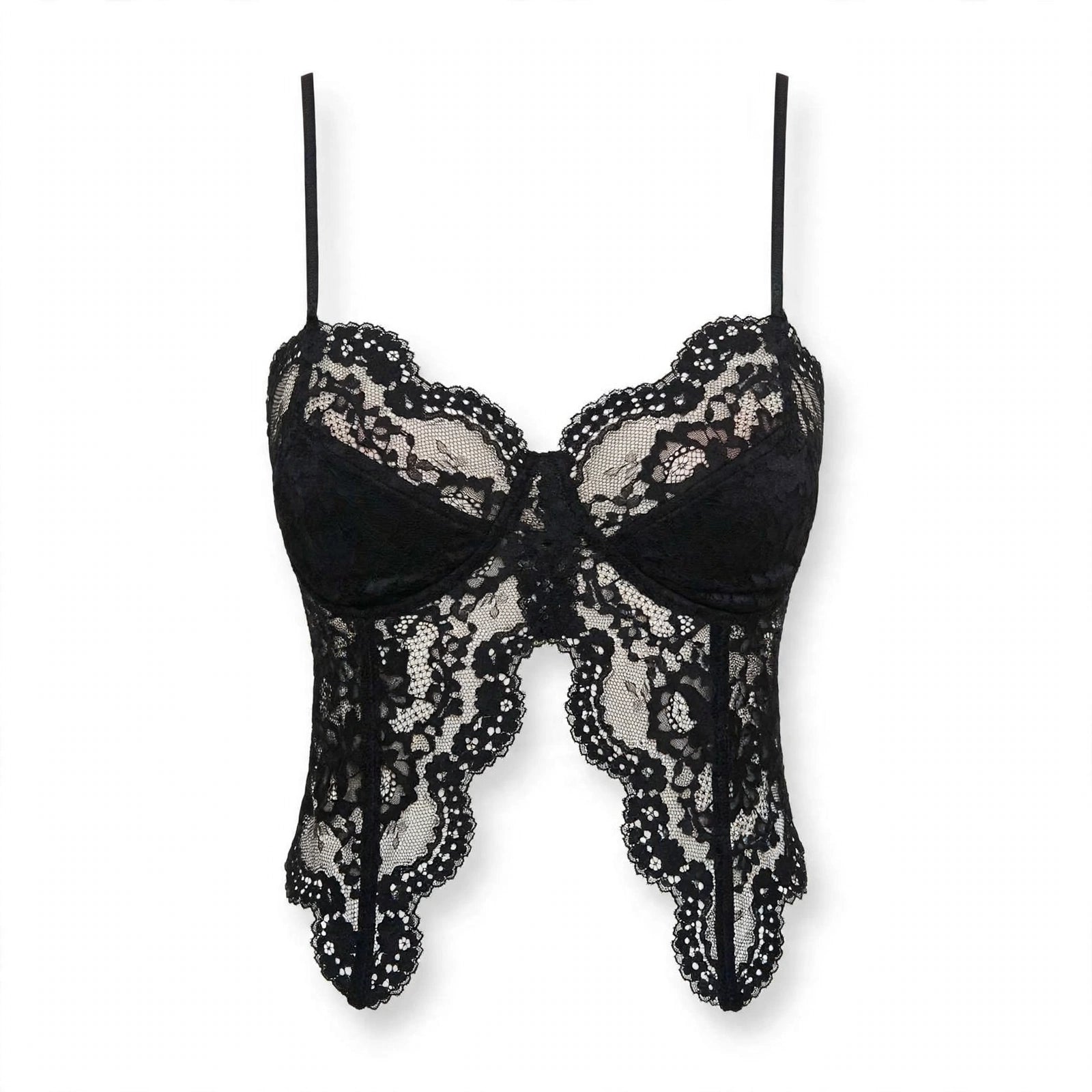 Freya Nolan | Lace Backless Cami Crop Top For Women