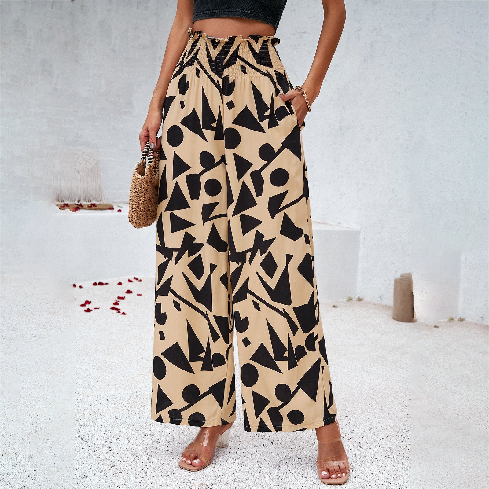 Eleanor Whitmore | High-Waist Wide-Leg Trousers For Women
