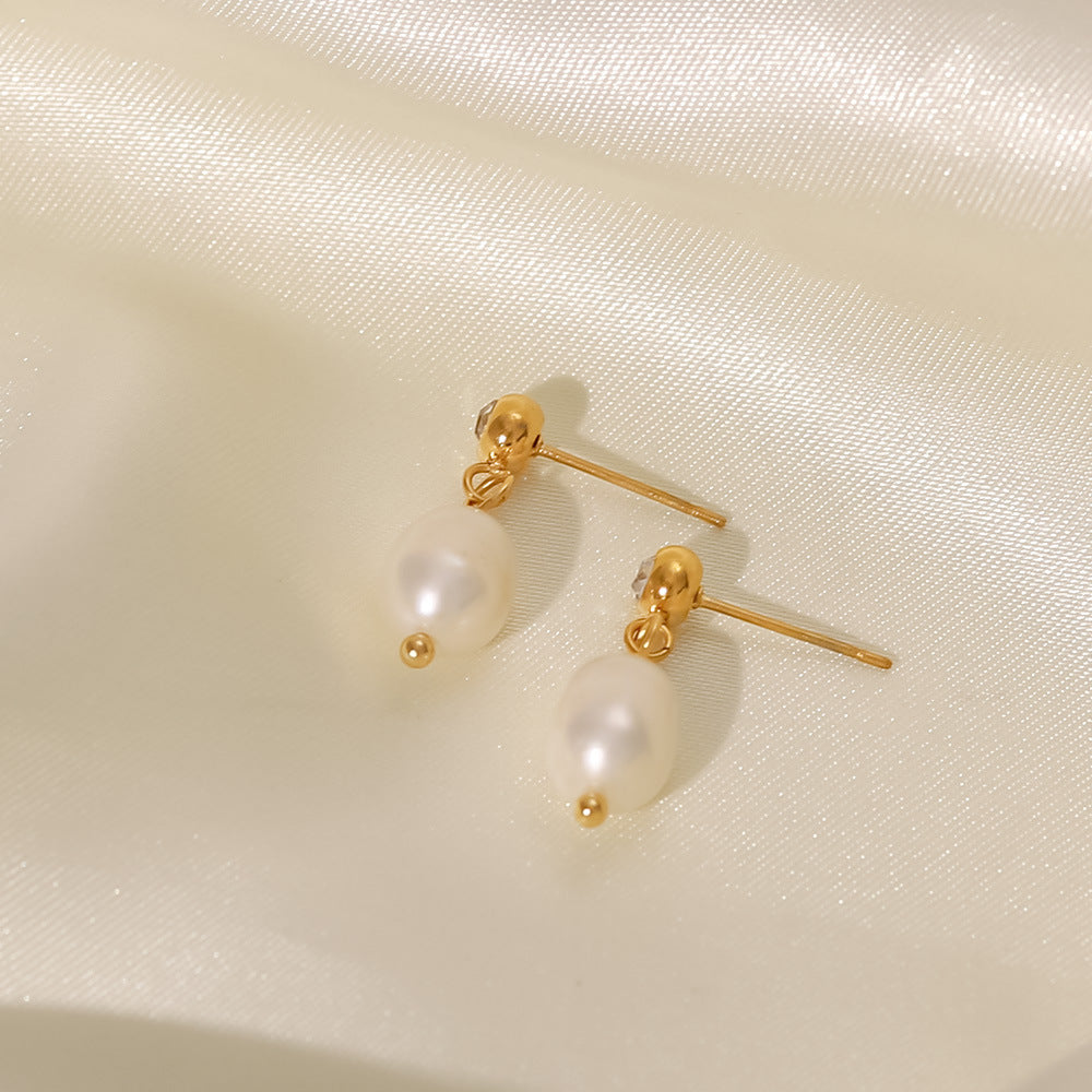 Freshwater Pearl Drop Earrings