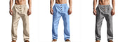 Owen Mitchell | Relaxed Linen-Blend Beach Trousers For Men