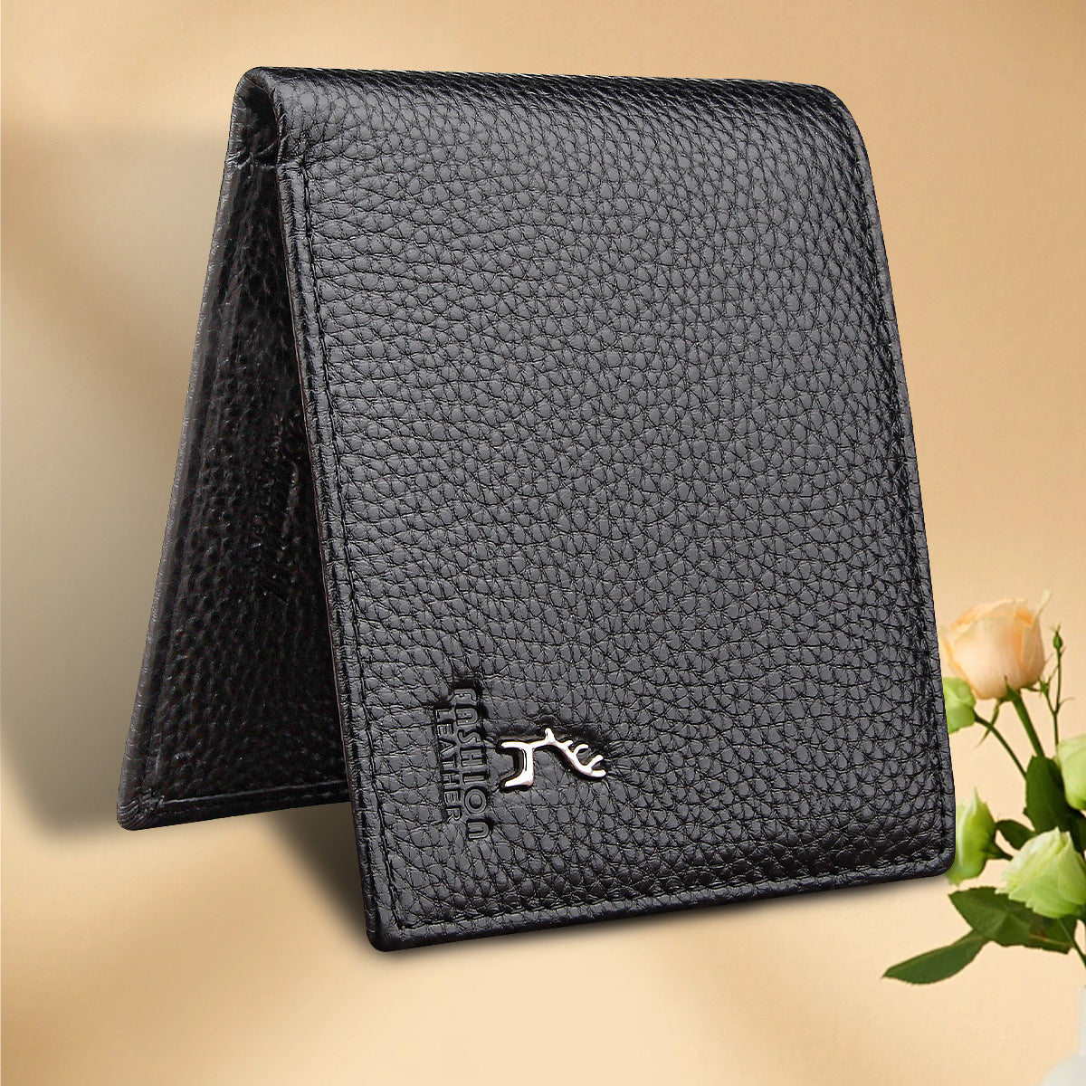 Genuine Leather Bifold Wallet