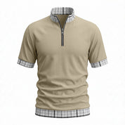 Benjamin Foster | Half-Zip Polo Shirt For Men