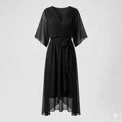 Seraphina Laurent | Elegant Wrap Maxi Dress For Women