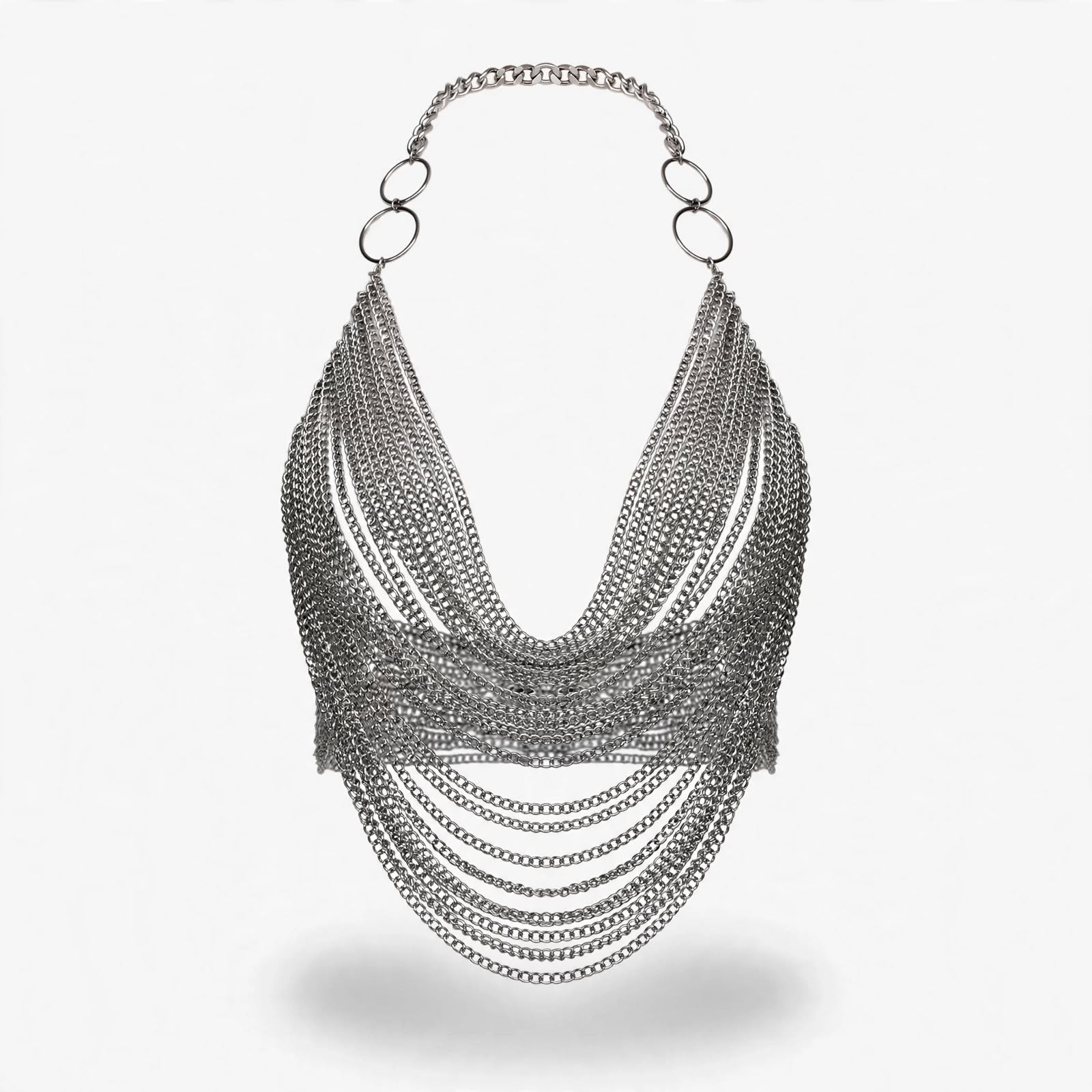 Lucy Prendergast | Metal Chain Crop Top For Women