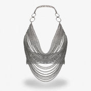Lucy Prendergast | Metal Chain Crop Top For Women