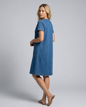 Hannah Fielding | Relaxed Denim Midi Dress For Women