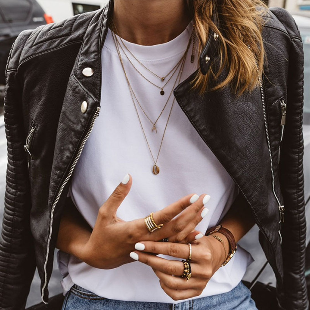 Sophie Laurent | Classic Leather Jacket For Women