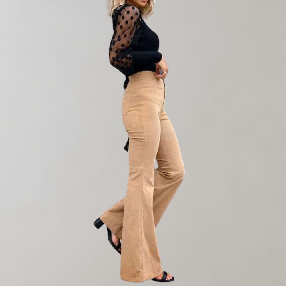 Giulia Bellini | High Waisted Flared Pants For Women