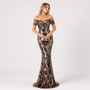 Adelaide Fitzgerald | Sequined Formal Dress For Women
