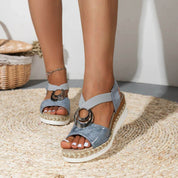 Marnie Redgrave | Espadrille Wedge Sandals For Women