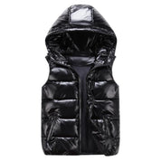 Harper Mitchell | Metallic Puffer Vest For Men