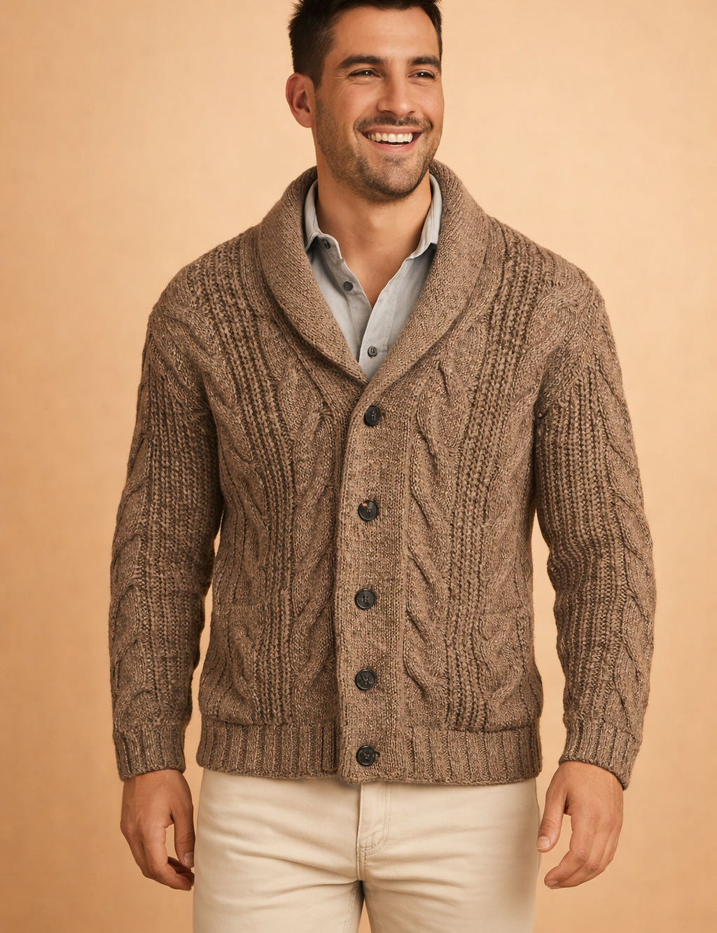 Luca Moretti | Premium Knit Cardigan For Men