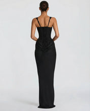 Valentina Moretti | Elegant Black Maxi Dress For Women