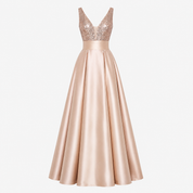 Amelia Robertson | Sequined Gown Formal Maxi Dress For Women