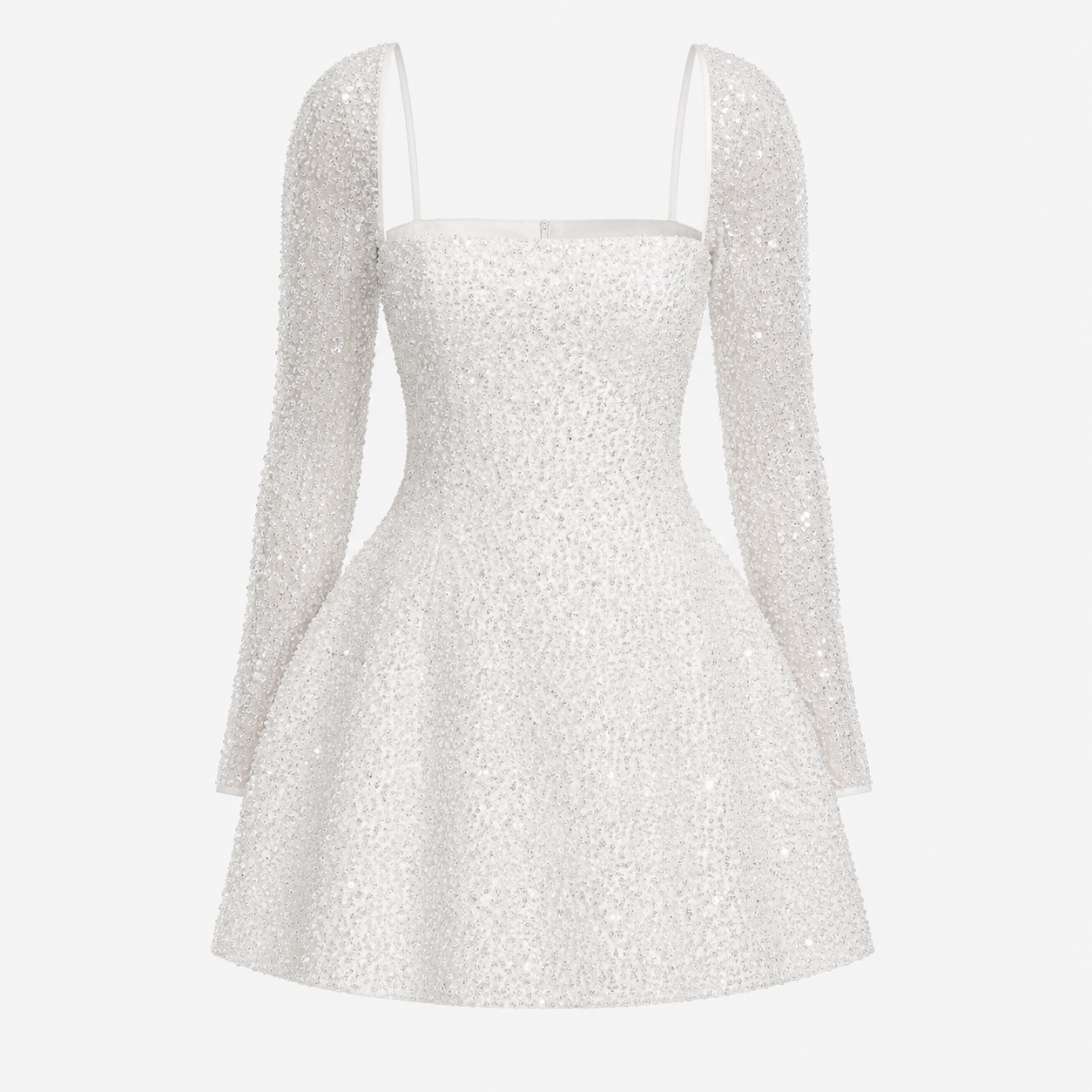 Arabella Kensington | Sparkling Long Sleeve Mini Dress For Women
