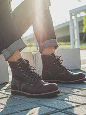 Alessandro Romano | Heritage Leather Work Boots For Men