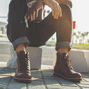Alessandro Romano | Heritage Leather Work Boots For Men