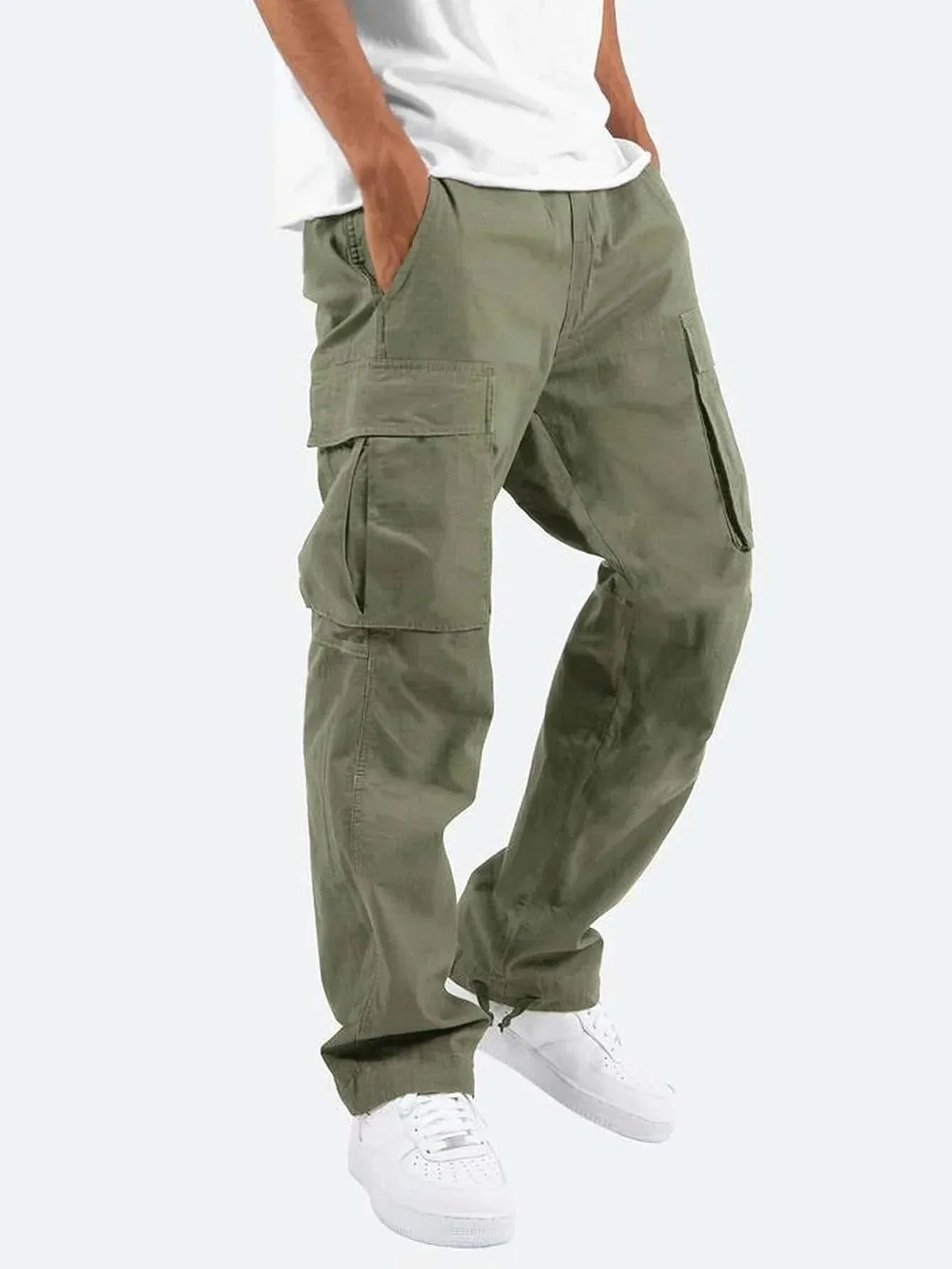 Liam Fletcher | Straight Leg Cargo Pants For Men