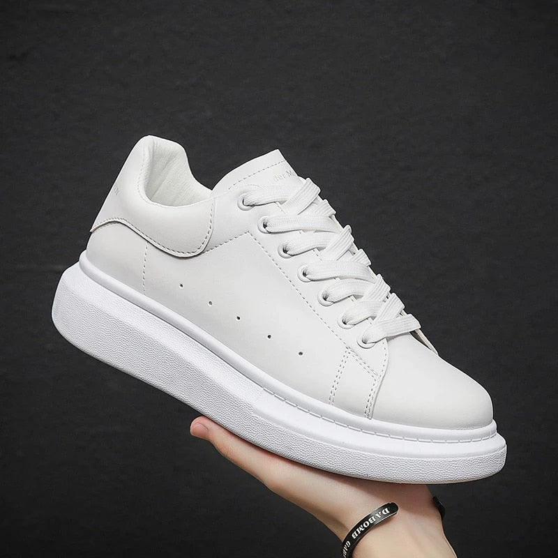 Leonardo Moretti | Minimalist White Sneakers For Men