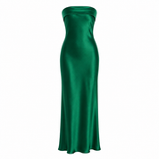 Ava Cromwell | Strapless Satin Maxi Dress For Women