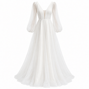 Ava Parker | Long Sleeve Tulle Wedding Dress For Women