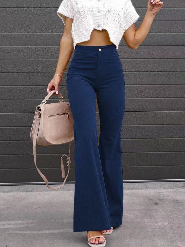 Sophie Delacroix | Tailored Flare Trousers For Women