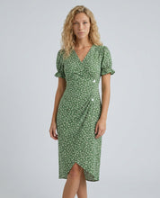 Chloe Harrington | Floral Ruffle Sleeve Midi Dress For Women