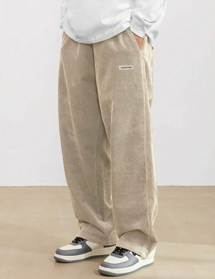 Andrew Chapman | Corduroy Wide Leg Trousers For Men