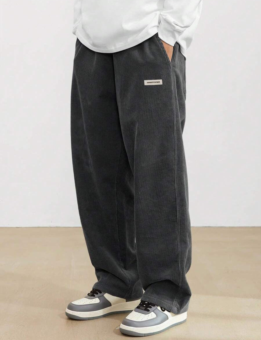 Andrew Chapman | Corduroy Wide Leg Trousers For Men