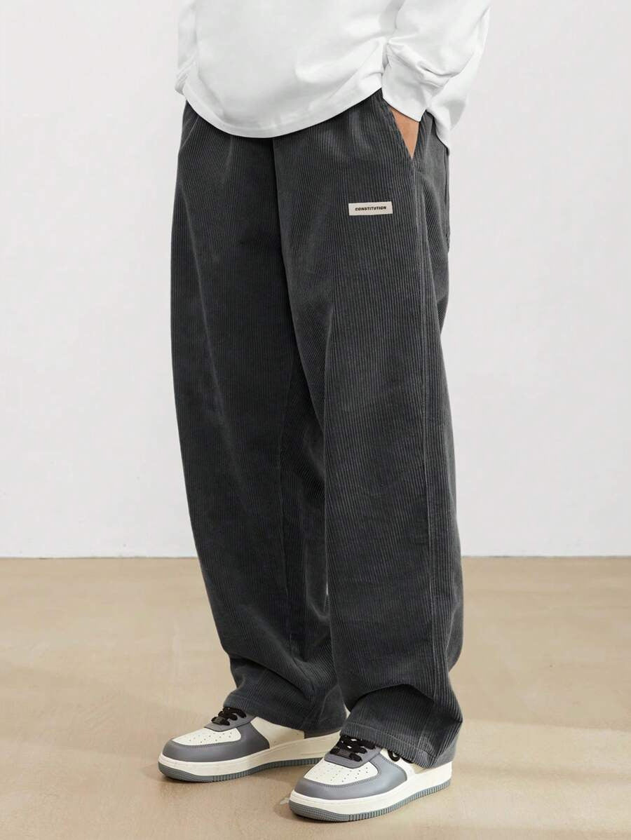 Andrew Chapman | Corduroy Wide Leg Trousers For Men