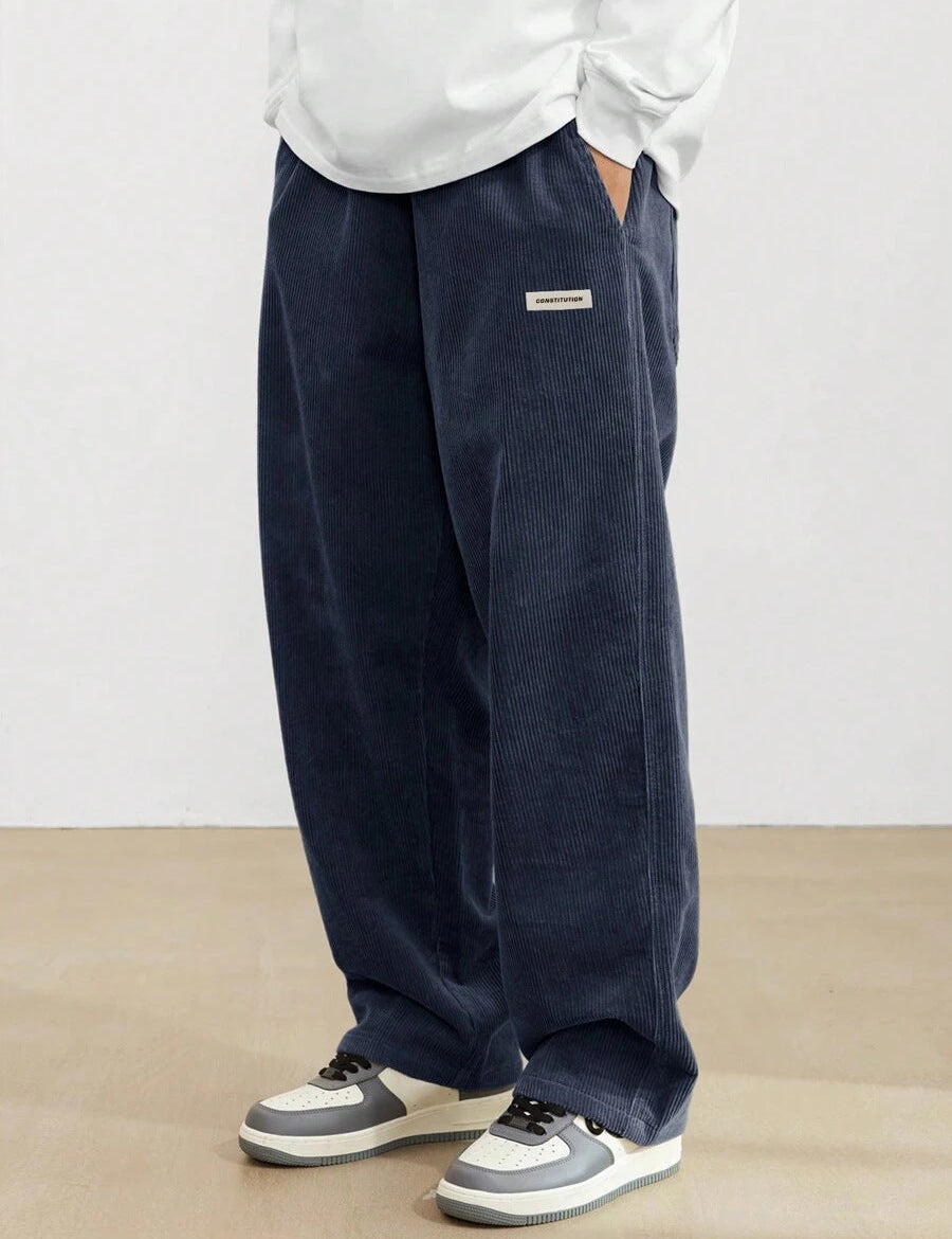 Andrew Chapman | Corduroy Wide Leg Trousers For Men