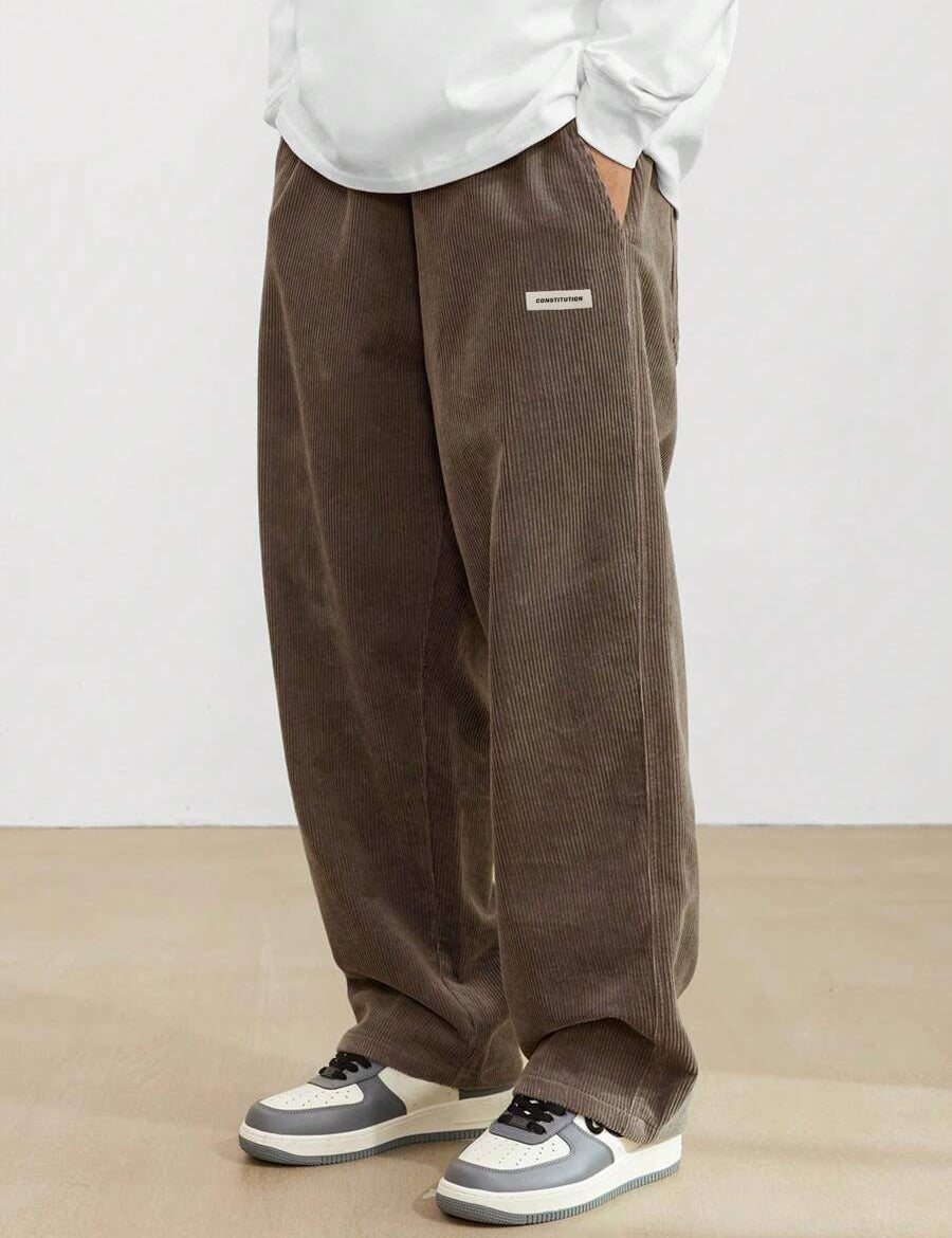Andrew Chapman | Corduroy Wide Leg Trousers For Men