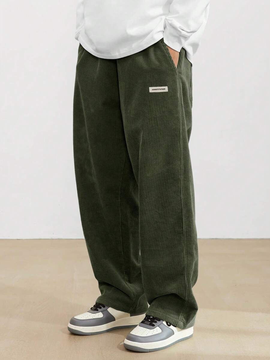 Andrew Chapman | Corduroy Wide Leg Trousers For Men
