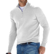 Owen Fletcher | Quarter-Zip Knit Sweater For Men